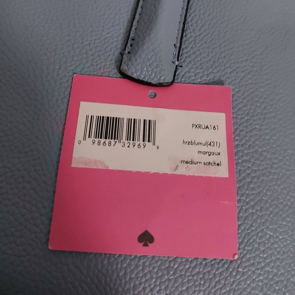 NWT Kate Spade Medium Margaux Blue Satchel - Picture 8 of 9